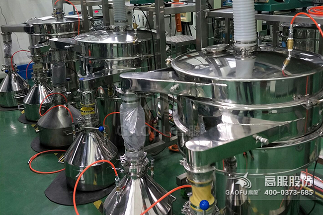 旋振篩客戶現場